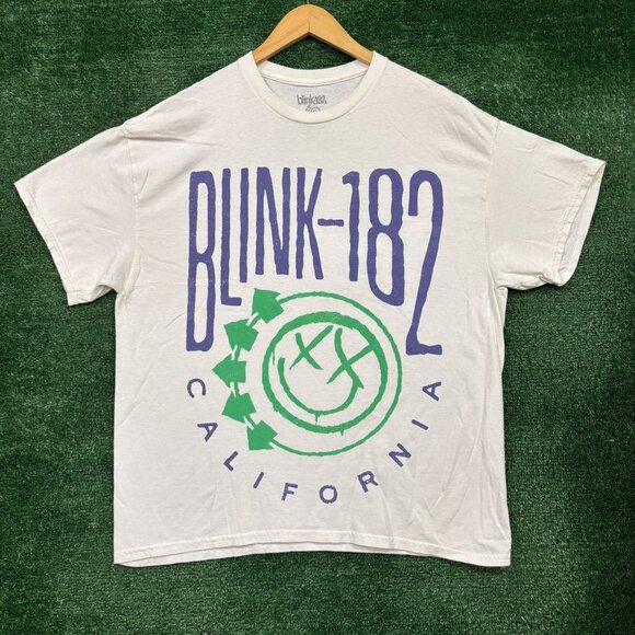 Blink-182 Crappy Punk Rock Band Oversized T-Shirt Size S/M - Picture 1 of 4